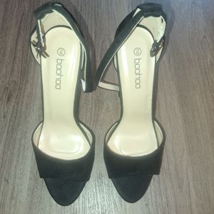 Boohoo Wide Fit Stilletto Platform Heels